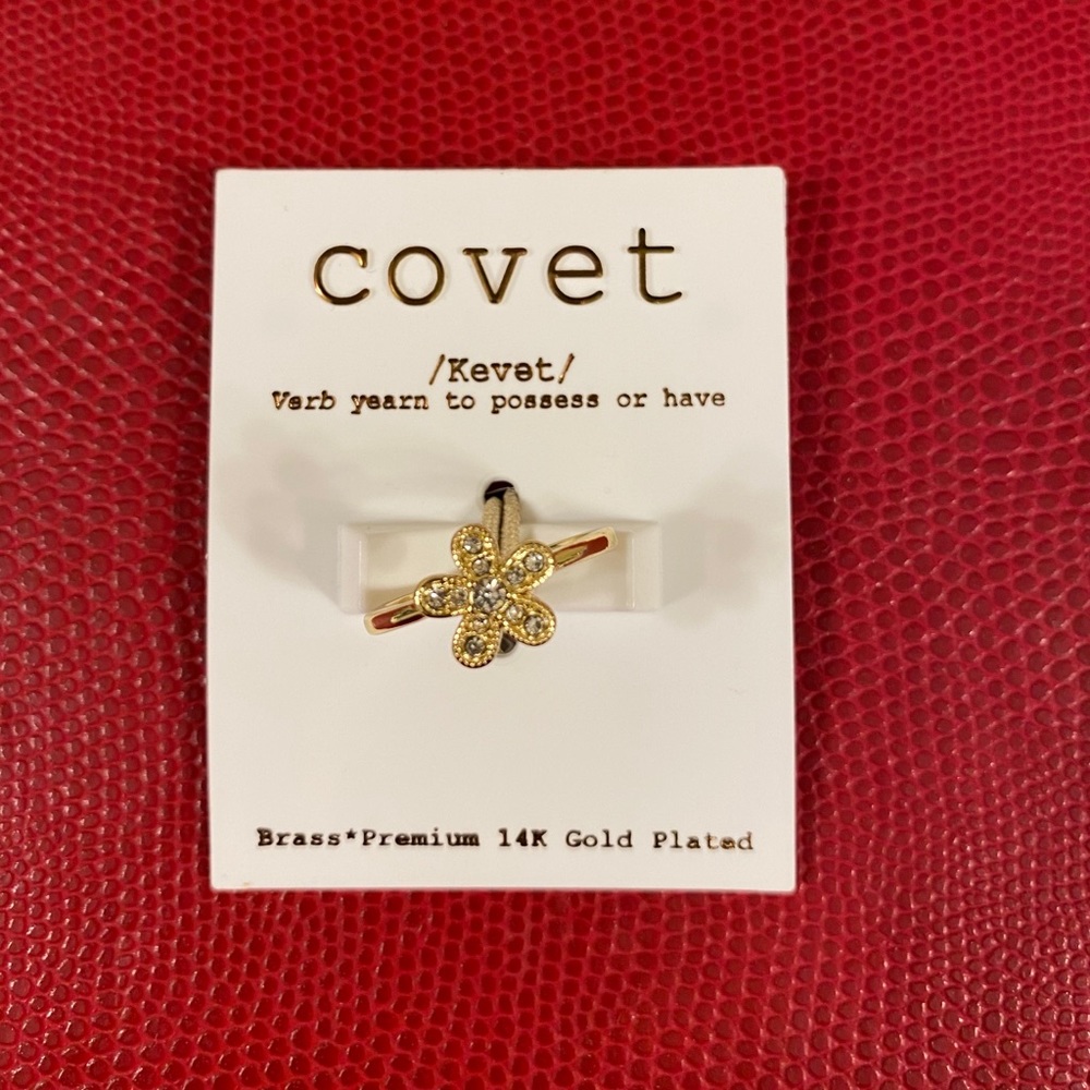 2/$20 NWT Flower ring